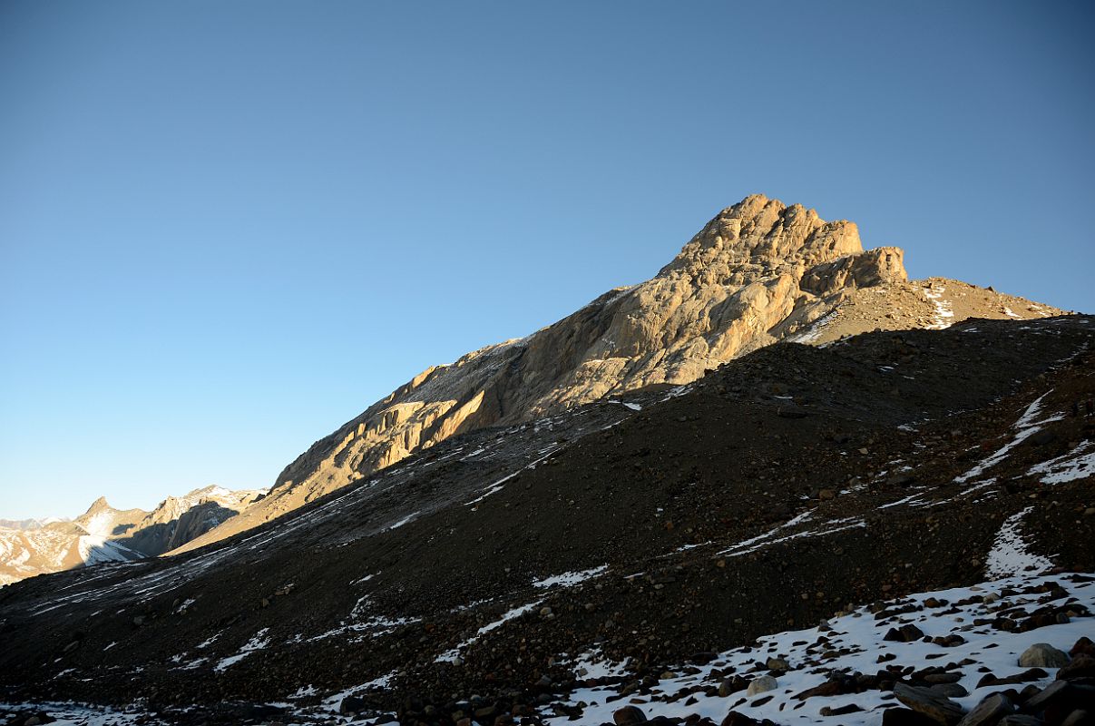 05 Looking Up At The Trail From The Eastern Tilicho Tal Lake Camp Towards The First Pass 